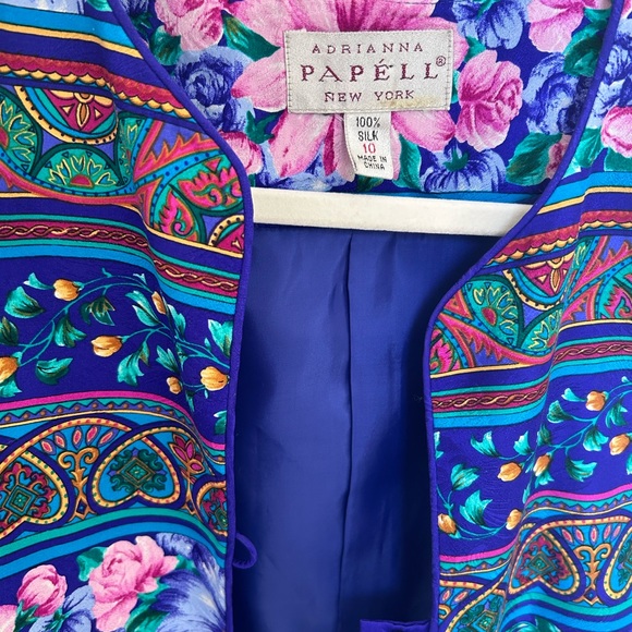 Vintage Silk Blazer - Picture 5 of 5